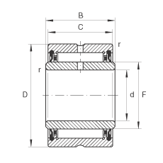 LS NA4905-2RSR, ߴϵ 49ɂ(c)ܷ