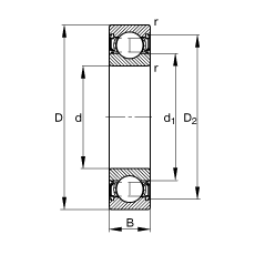 S S6303-2RSR, (j) DIN 625-1 (bio)(zhn)Ҫߴ, ͸go(h)ɂ(c)ܷ
