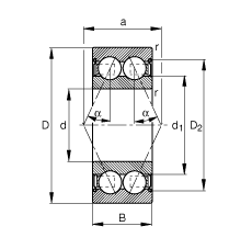ǽ|S 3200-B-2Z-TVH, (j) DIN 628-3 (bio)(zhn)Ҫߴpɂ(c)g϶ܷ⣬|  = 25