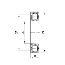 ΝLS 20232-K-MB-C3, (j) DIN 635-1 (bio)(zhn)Ҫߴ, FF 1:12