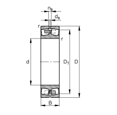 {ĝLS 239/850-MB,  DIN 635-2 ˜ʵҪߴ
